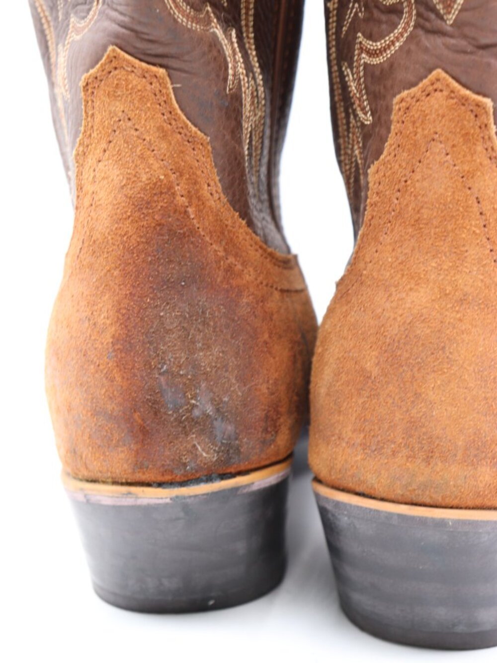 Twisted X Brown Suede Leather Western Boots Women's Size 8.5 B Cowgirl Pull On - Picture 9 of 9